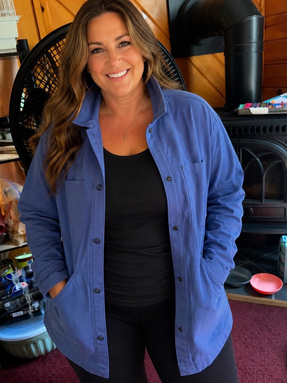 Navy Lightweight womans Jacket XL